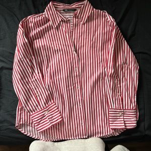 Zara striped button up